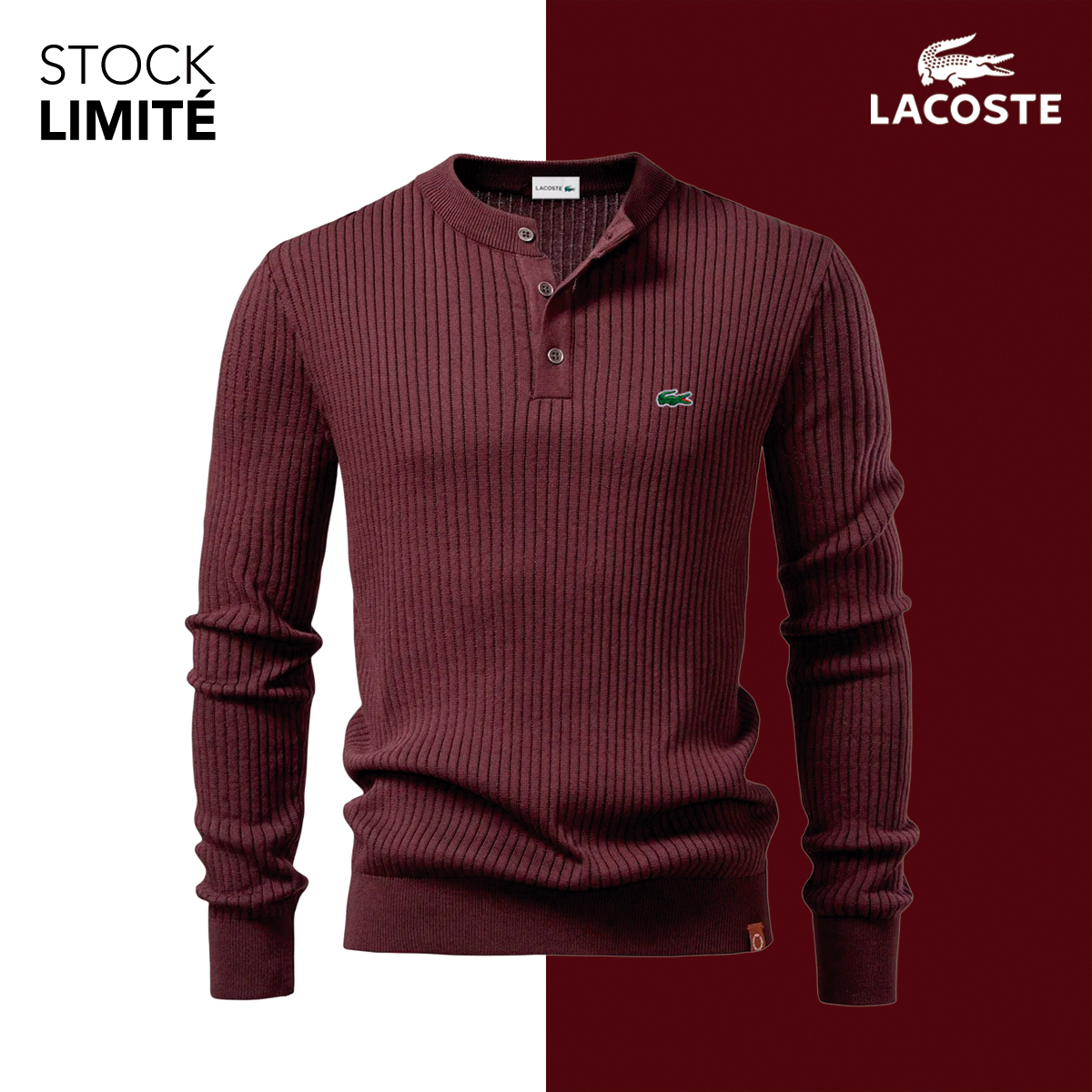Maglione a coste aristocratico